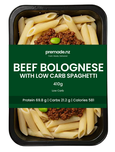 Beef Bolognese with Low Carb Spaghetti