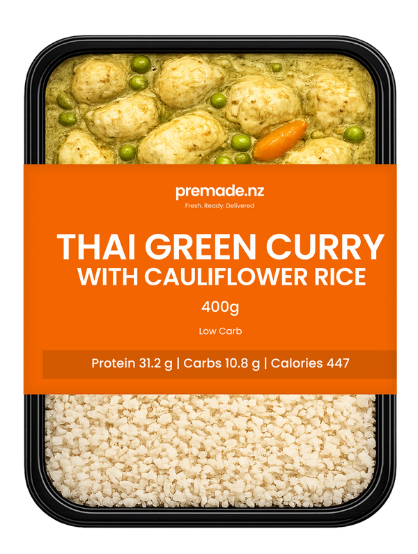 Thai Green Curry with Cauliflower Rice