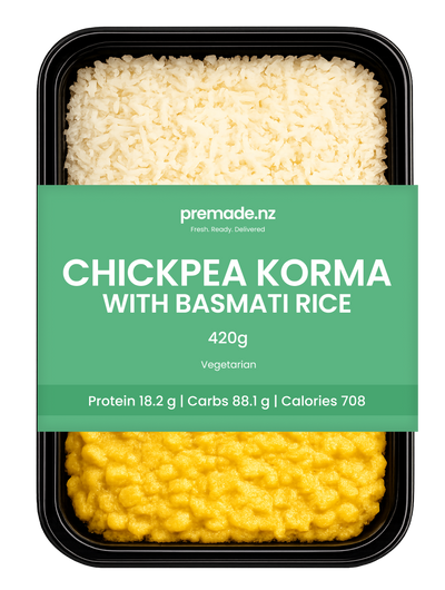 Chickpea Korma with Basmati Rice