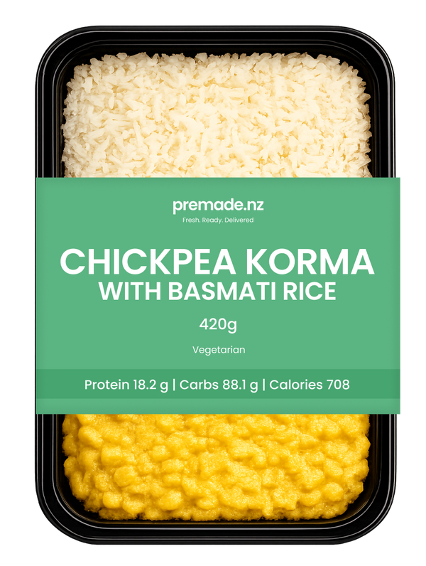 Chickpea Korma with Basmati Rice