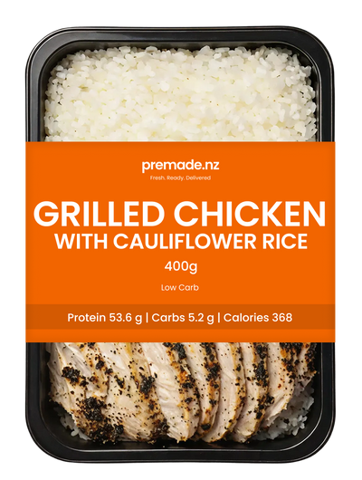 Grilled Chicken with Cauliflower Rice