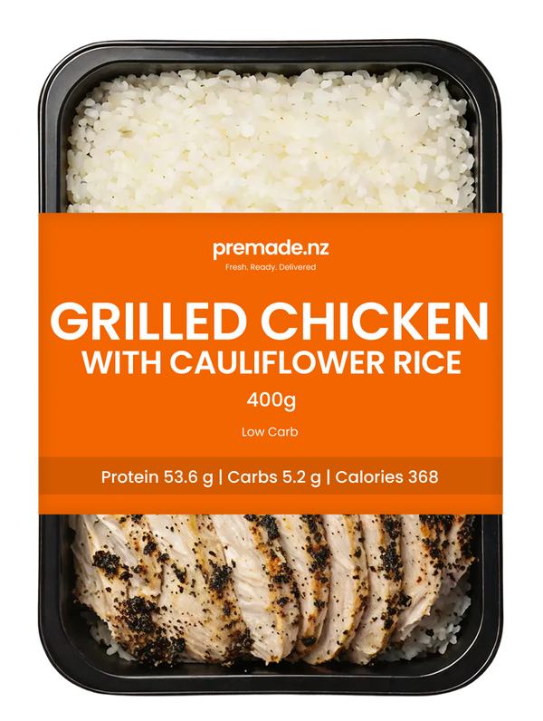 Grilled Chicken with Cauliflower Rice