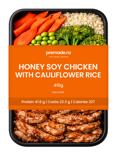 Honey Soy Chicken with Cauliflower Rice
