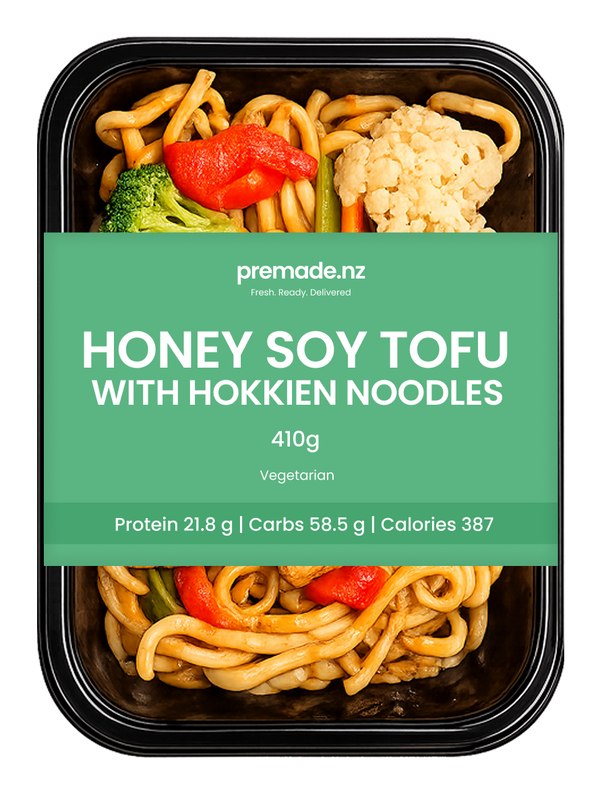 Honey Soy Tofu with Hokkien Noodles