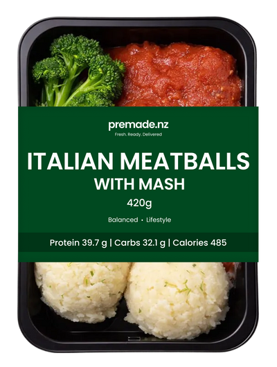 Italian Meatballs with Mash