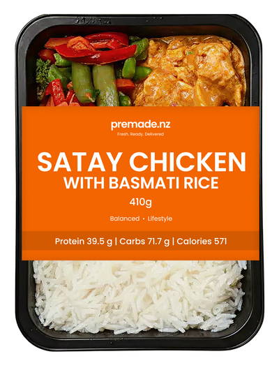 Satay Chicken with Basmati Rice