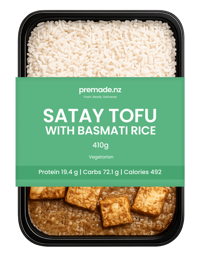 Satay Tofu with Basmati Rice
