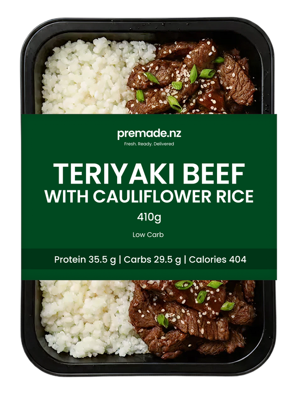 Teriyaki Beef with Cauliflower Rice