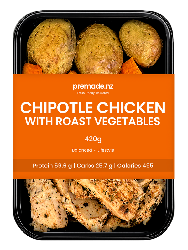 Chipotle Chicken with Roast Vegetables