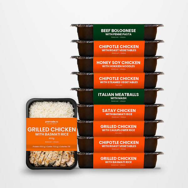 High Protein Meal Box - 10 x Ready Made Meals