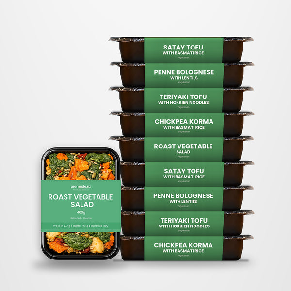 Vegetarian Meal Box - 10 x Ready Made Meals